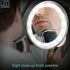 10x Magnifying LED Lighted Makeup Mirror