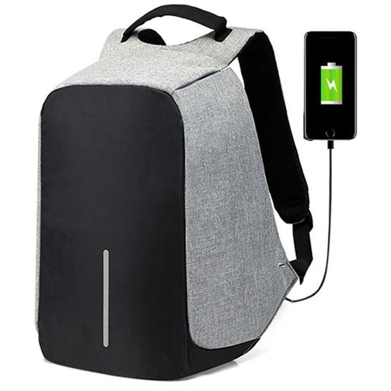 USB Charging Anti Theft Backpack Men Travel Backpack