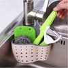 Sink Double Drain Bag Kitchen Gadgets Storage Basket