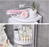 Louis Fashion Bathroom Corner Storage Kitchen Rotating Rack Triangular Locker Wall