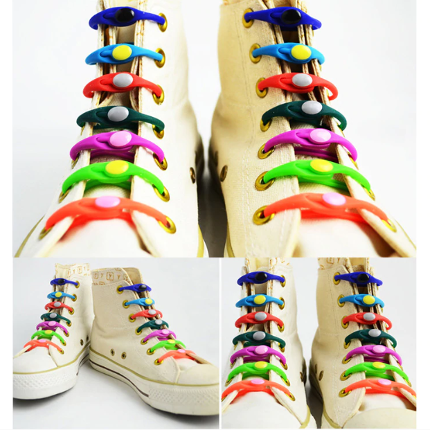 Silicone Shoe Lace (12PCS)