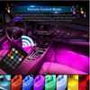 Car Interior Lights with Sound Active Function and Wireless Remote Control