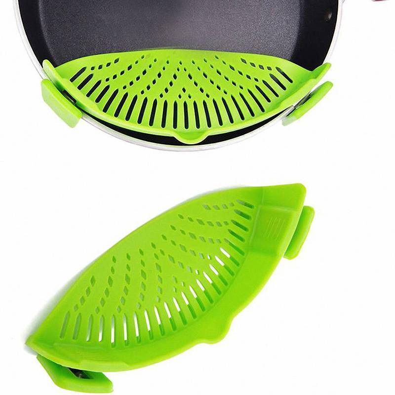 Silicone Pot Strainer - Clip-On Strainer