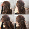 4pcs Gold Geometric Metal Hair Clips