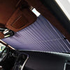 Auto truck automatic retractable windshield awning