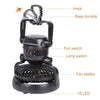 Portable LED Camping Lantern with Ceiling Fan-Free Shipping