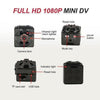 2019 Upgrade HD 1080P Mini Body Motion Activated Camera