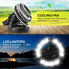 Portable LED Camping Lantern with Ceiling Fan-Free Shipping