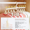 New 8 in 1 Folding Hangers-Adjustable Magic Clothes Hangers