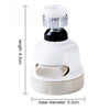 Head Matt Wall Mount Kitchen Water 360°  Sprayers Save Water, Energy And Money