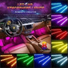 Car Interior Lights with Sound Active Function and Wireless Remote Control