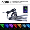 Car Interior Lights with Sound Active Function and Wireless Remote Control