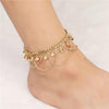 2019 New Women Gril Tassel Chain Bells Sound Metal Anklet