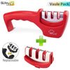 Knife Sharpener 3 Stages Professional Kitchen Sharpening Stone Diamond Ceramic Sharpener Tool