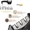 Knife Sharpener 3 Stages Professional Kitchen Sharpening Stone Diamond Ceramic Sharpener Tool