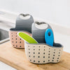 Sink Double Drain Bag Kitchen Gadgets Storage Basket