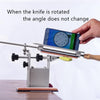 PRO Knife Sharpener Professional with3 whetstone Newest  Portable 360 Degree Rotation Fixed angle Apex edge KME system