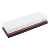 Professional Kitchen Knife Sharpener Stone Double Side White Corundum Whetstone Grindstone Japanese Sharpening Tool Bamboo Base