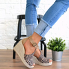 Women Chic Espadrille Wedges Adjustable Buckle Sandals