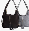 Women's Split Suede Leather Shoulder Bag