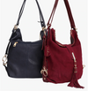 Women's Split Suede Leather Shoulder Bag