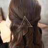 4pcs Gold Geometric Metal Hair Clips