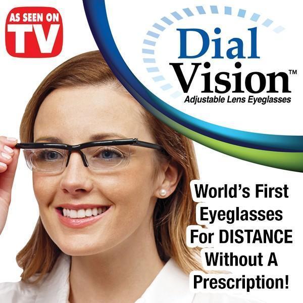 DIAL VISION- THE WORLD'S FIRST ADJUSTABLE EYEGLASSES