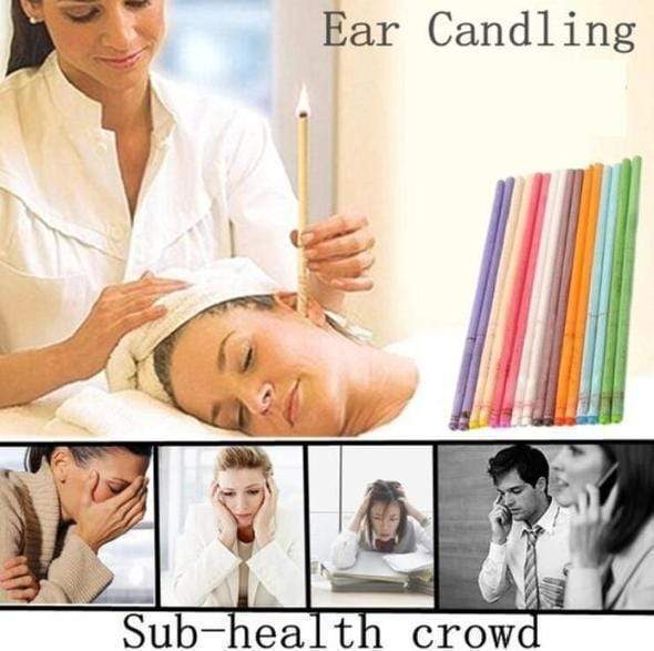 Ear Candle Physiotherapy Rod With Treating Headache And Cleaning Deafness(10 Pcs)