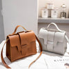 Women Vintage Handbags Small Square Solid