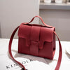 Women Vintage Handbags Small Square Solid