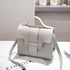 Women Vintage Handbags Small Square Solid