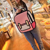 Fashion Creative Women Backpack 2D Drawing Backpack