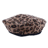 Autumn Winter Women's Leopard Retro Woolen Fashion