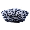 Autumn Winter Women's Leopard Retro Woolen Fashion