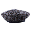 Autumn Winter Women's Leopard Retro Woolen Fashion