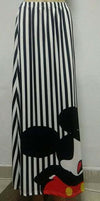 ATKULLQZ 2019 fashion mouse stripe elegant women's skirt