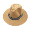 Men Unisex Summer Beach Straw Sun Hat Ethnic Vintage