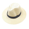 Men Unisex Summer Beach Straw Sun Hat Ethnic Vintage