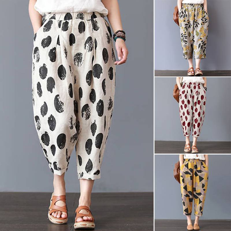 Summer Harem Pants 2019 ZANZEA Women's