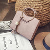 Fashion Women PU Leather Handbag Tassel Shoulder Bag