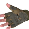 Military Army Tactical Gloves Men's Hard Knuckle Fingerless