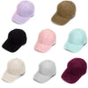 Unisex Artificial Suede Adjustable Baseball Cap Hat