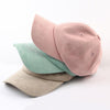 Unisex Artificial Suede Adjustable Baseball Cap Hat