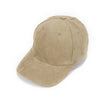 Unisex Artificial Suede Adjustable Baseball Cap Hat