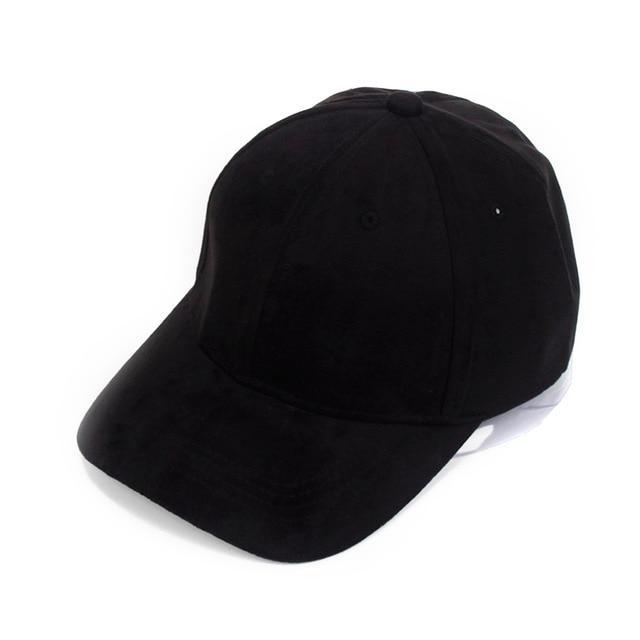 Unisex Artificial Suede Adjustable Baseball Cap Hat