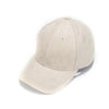 Unisex Artificial Suede Adjustable Baseball Cap Hat