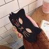 3D Cat Silicone Phone Case For iPhone