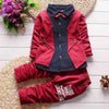 BABY BOYS CLOTHING SETS COTTON LONG SLEEVE BOWTIE SHIRTS