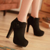 high heel short ankle boots