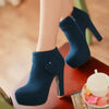 high heel short ankle boots